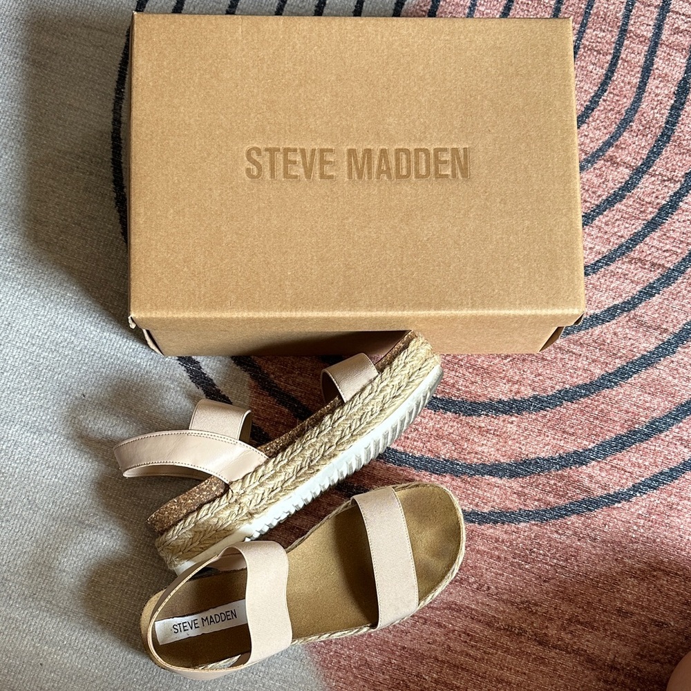 Steve Madden Jaklin Espadrille Platform Sandals